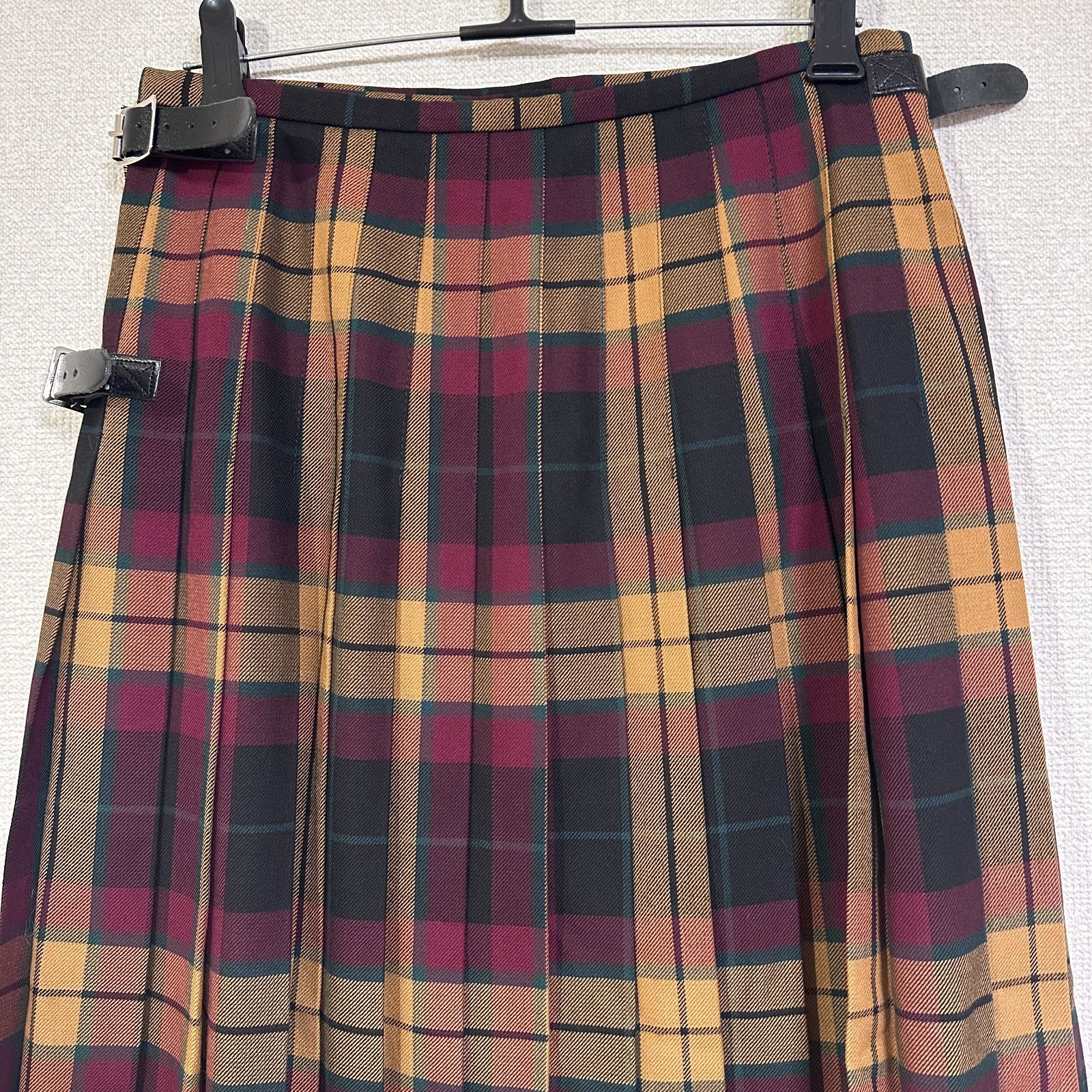 美品 スローブイエナ別注 19AW GLEN FYNE プリーツスカート キルト 