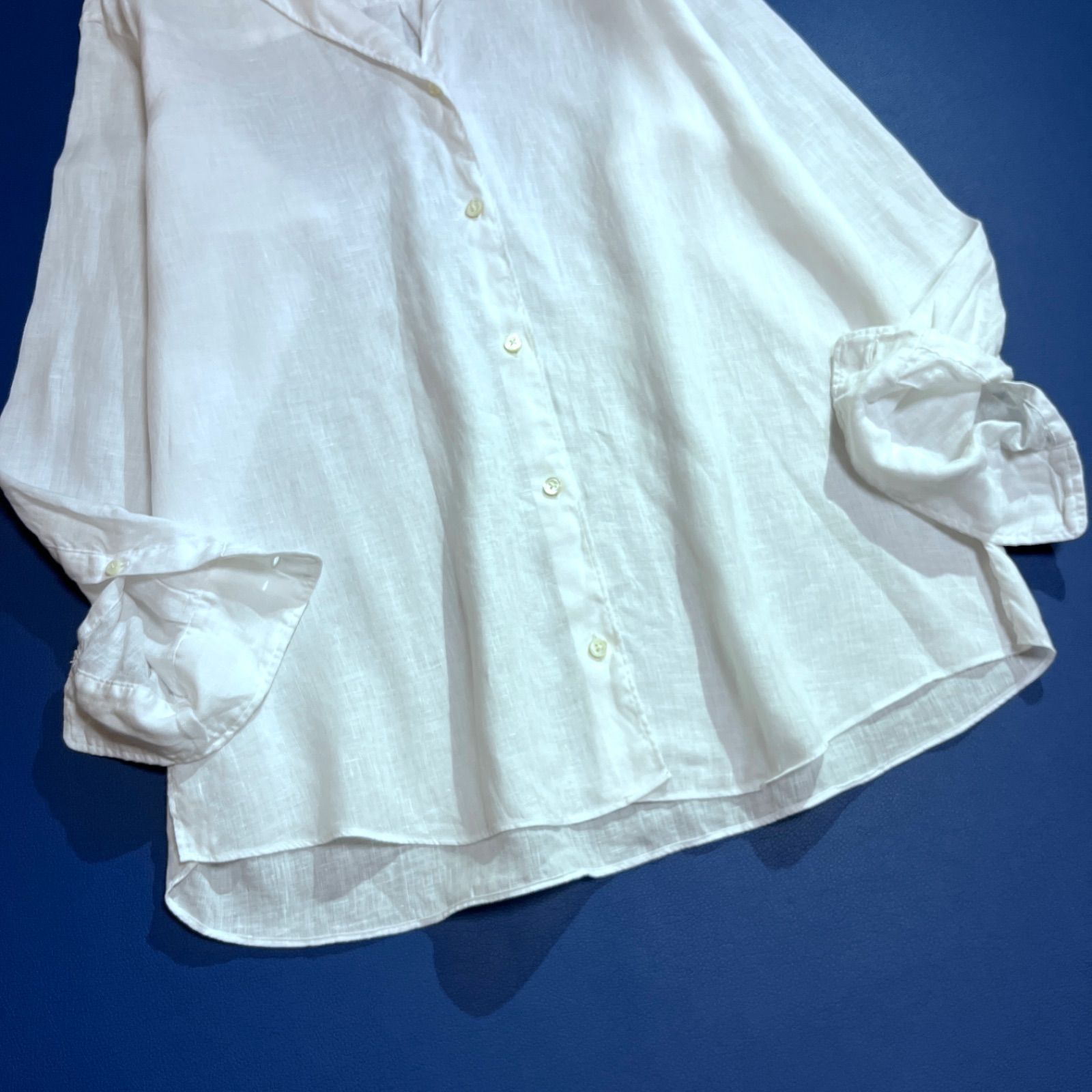 cY09 MUSE de Deuxieme Classe 2023SS リネン100% シャツ LINEN WASH