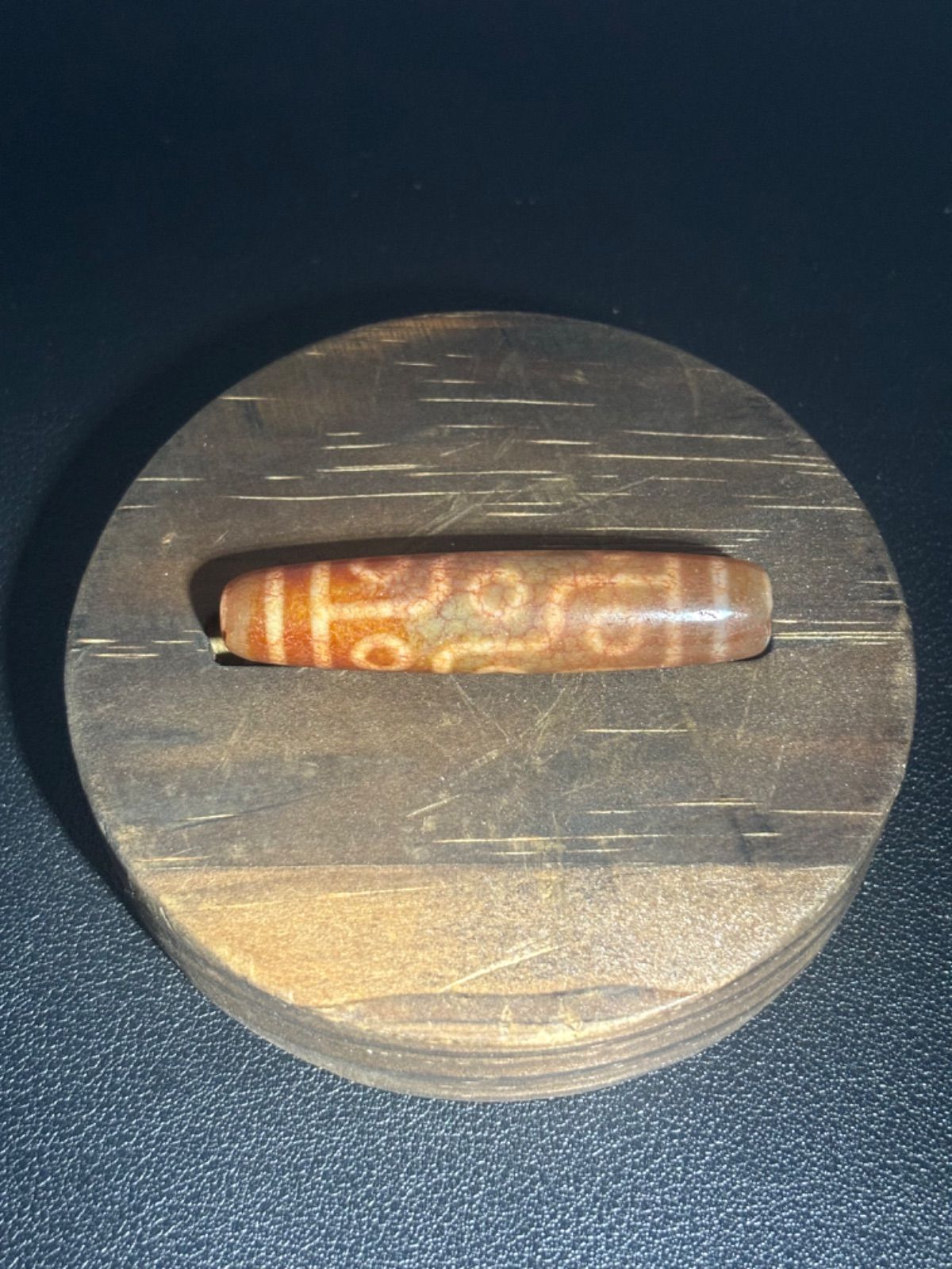 西蔵老礦古代伝承 龍鱗鳳血 九眼天珠 - メルカリ