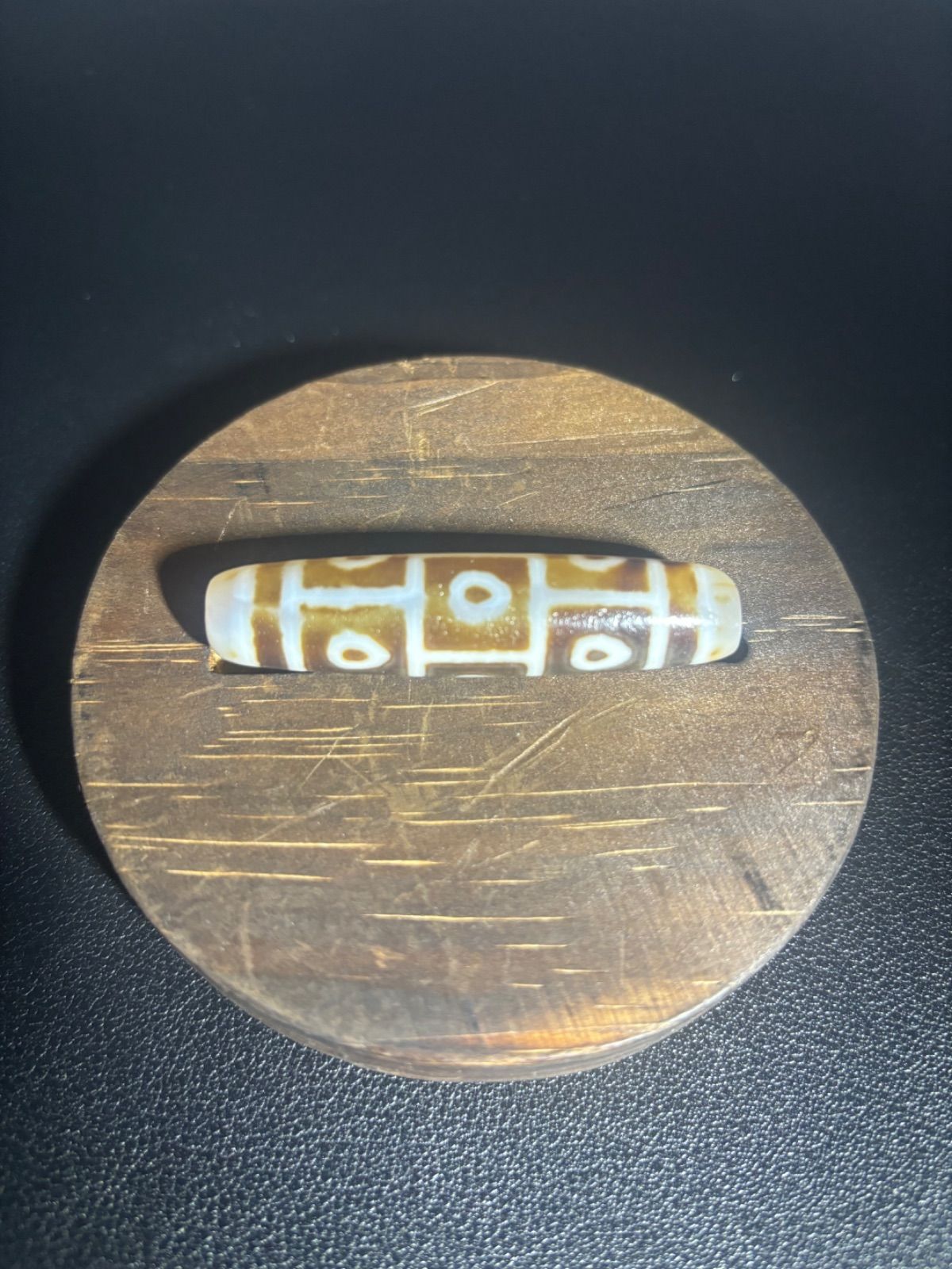 西蔵老礦古代伝承 仏心菩提心 九眼天珠 - メルカリ