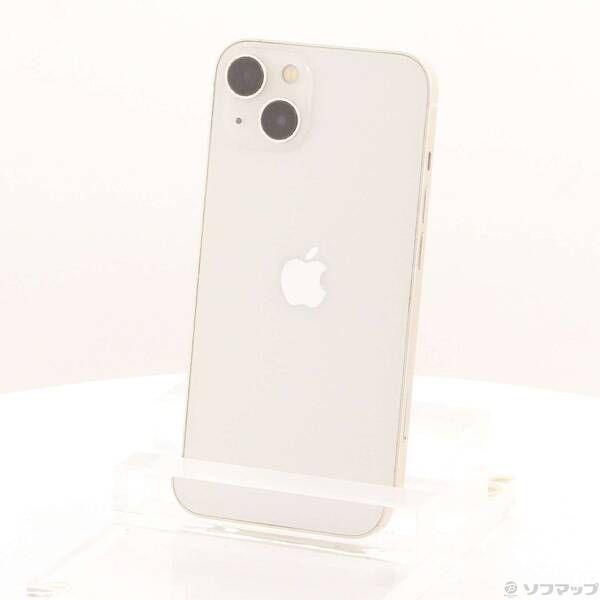 中古品〕 iPhone13 128GB スターライト MLND3J／A SIMフリー【348