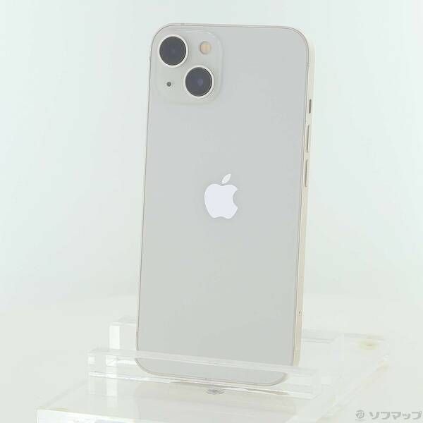 中古品〕 iPhone13 128GB スターライト MLND3J／A SIMフリー【262
