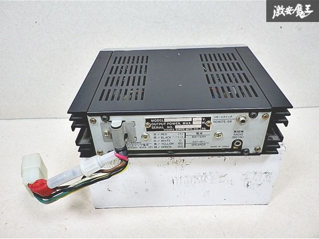 ☆当時物☆ 大阪サイレン サイレンアンプ TSK-502 MARK-5 DC12V マイク