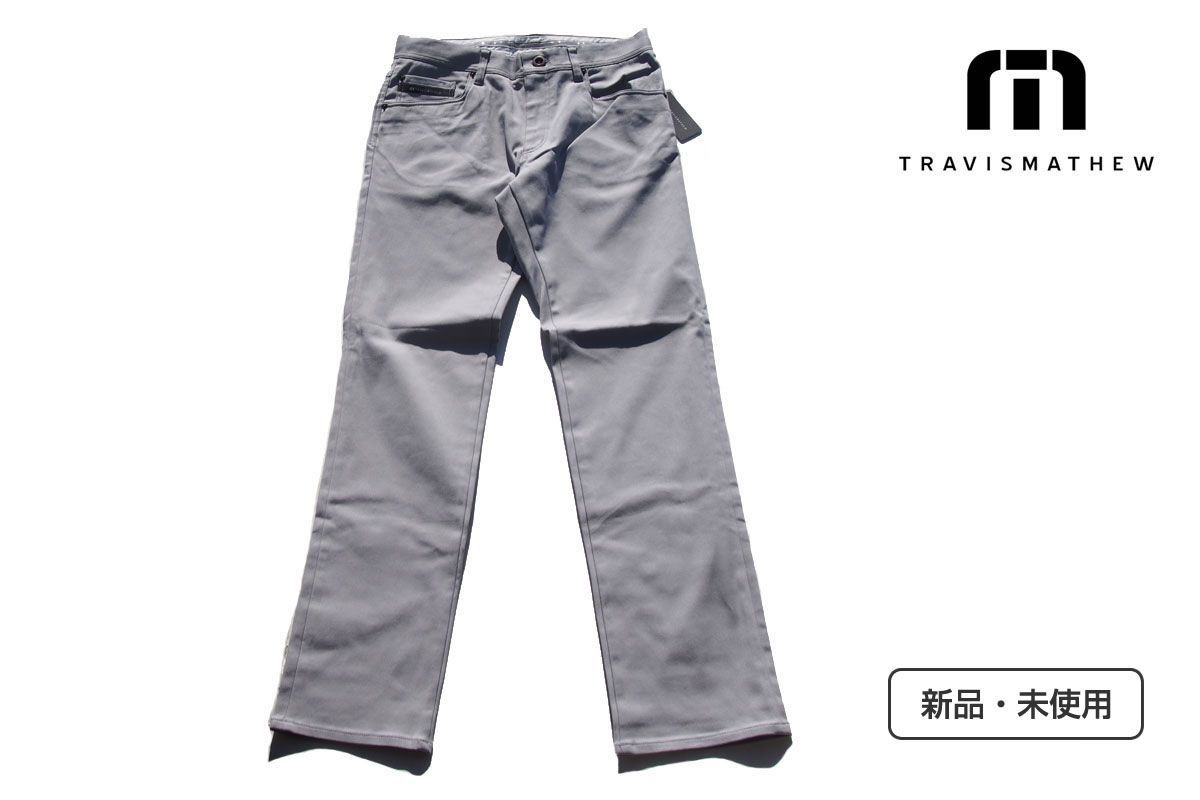 TRAVISMATHEW グレー キルティング メンズパンツ トラヴィスマシュー