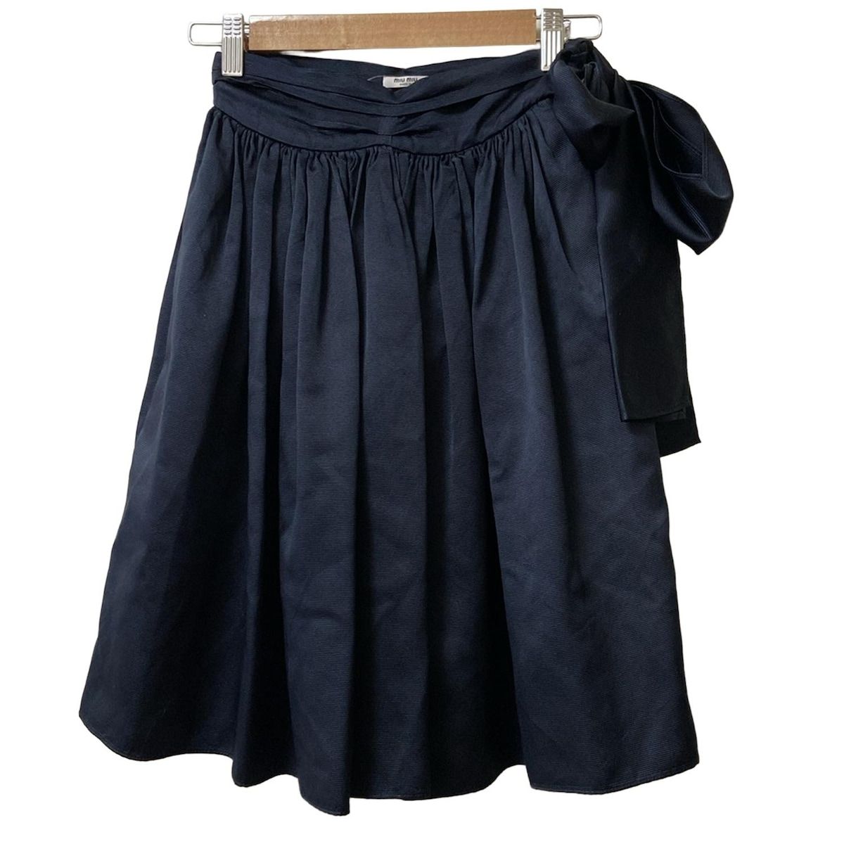 miumiu(ミュウミュウ) スカート サイズ36 S レディース - ダーク