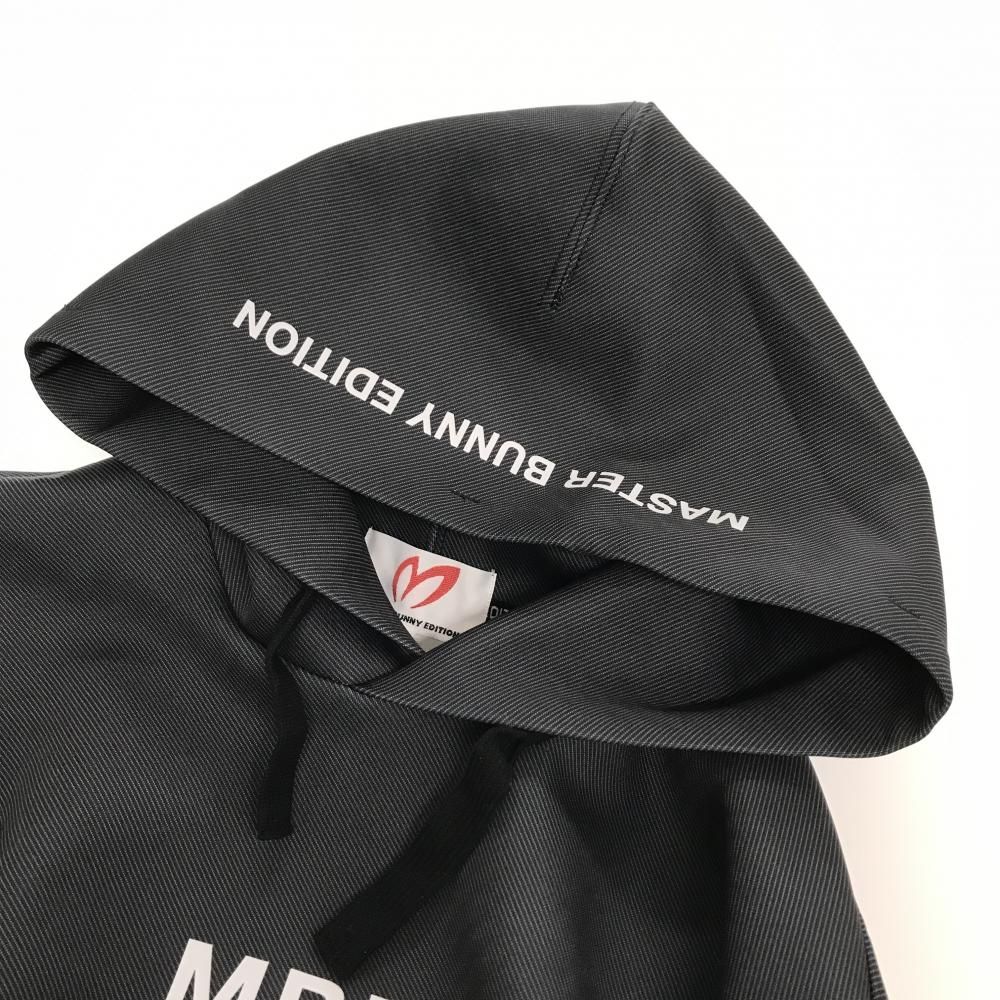超美品】マスターバニー パーカー 黒 フロントロゴ トレーナー