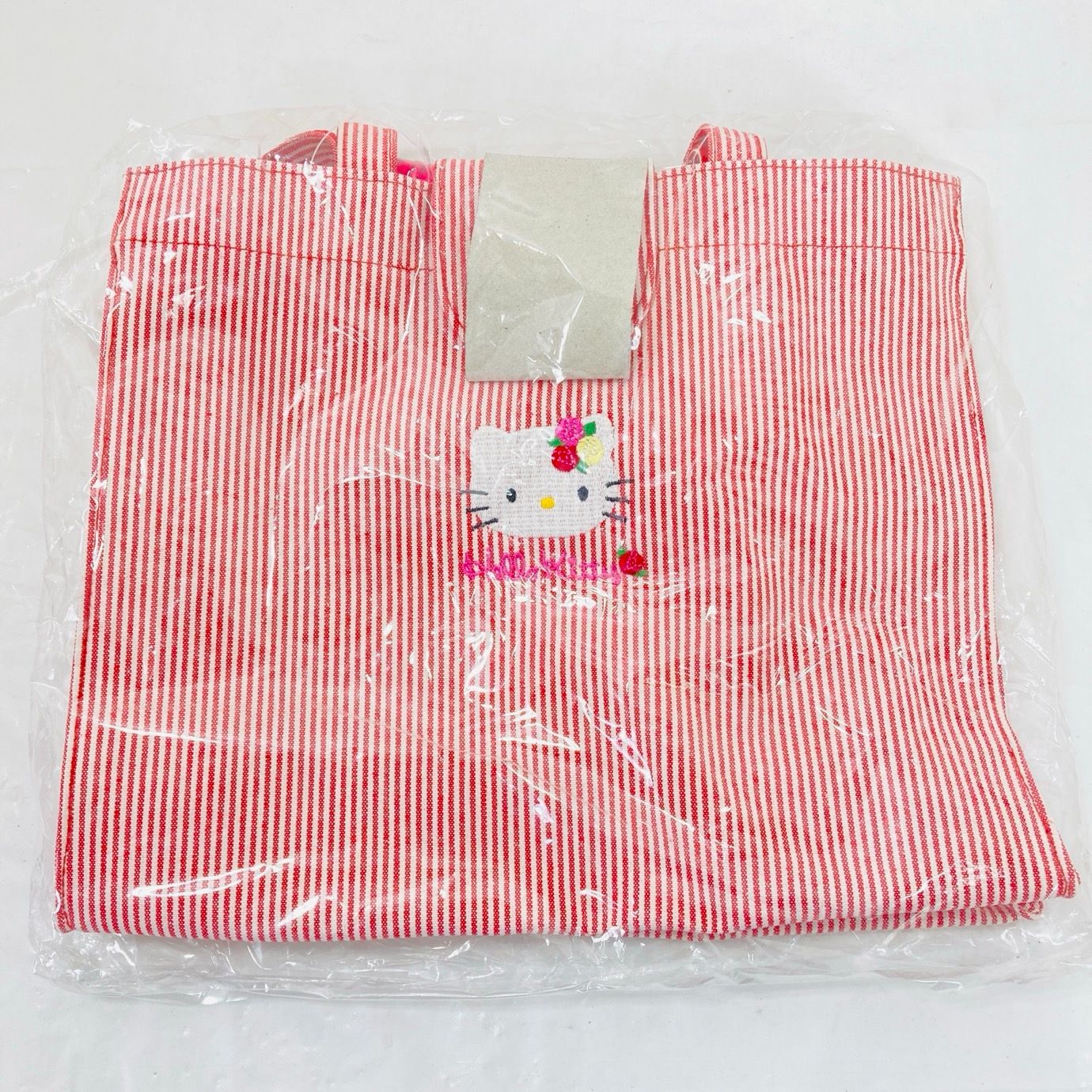未使用 ハローキティ トートバッグ 刺繍 1998年 当時物 平成レトロ