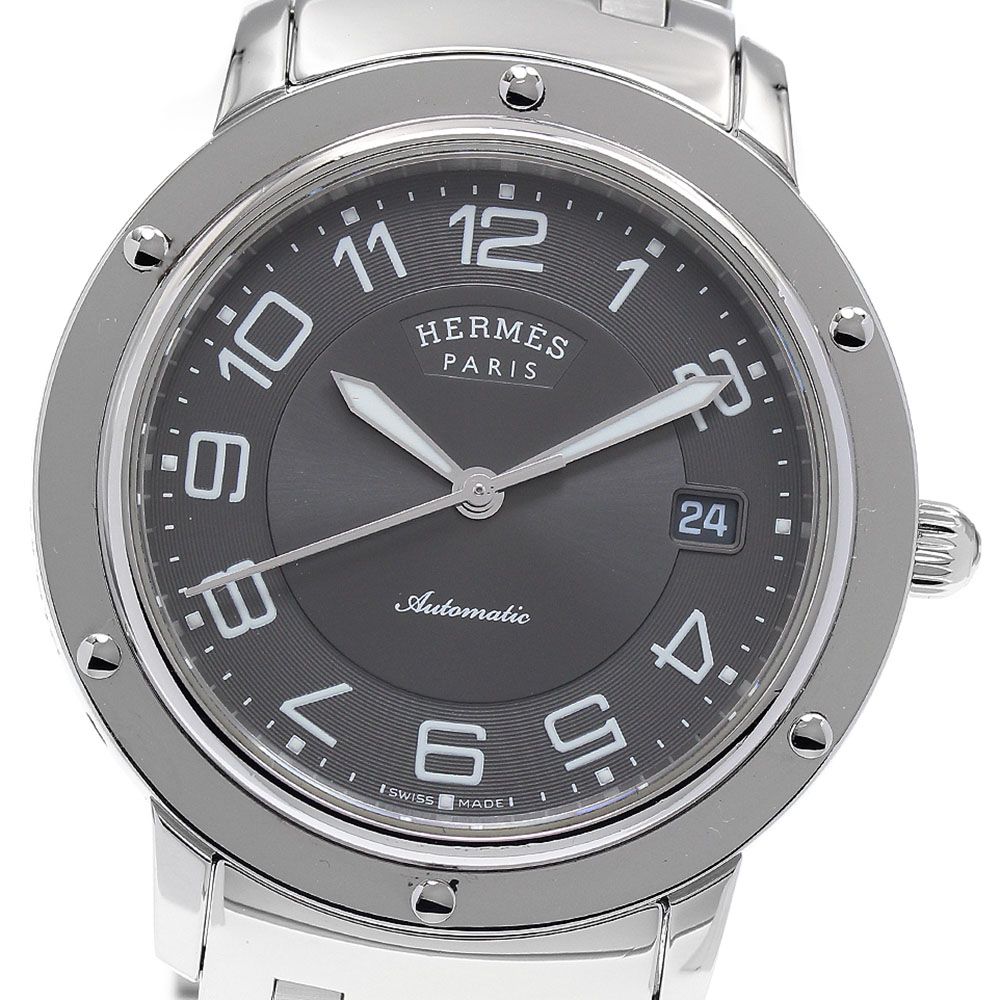 エルメス HERMES CP2.810 クリッパー クラシック デイト 自動巻き