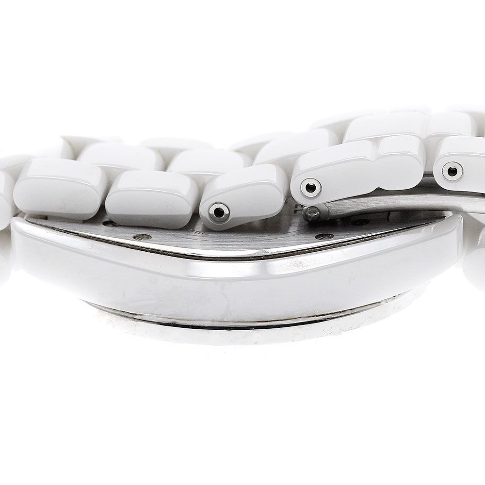 シャネル CHANEL H1629 J12 38ｍｍ 白セラミック 12Pダイヤ デイト 自動巻き メンズ _934525 秋冬対応 自動巻き時計 腕時計(アナログ)
