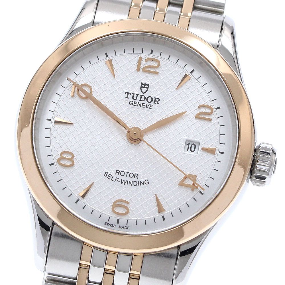 チュードル TUDOR 91351 1926 デイト 自動巻き メンズ 保証書付き_933108