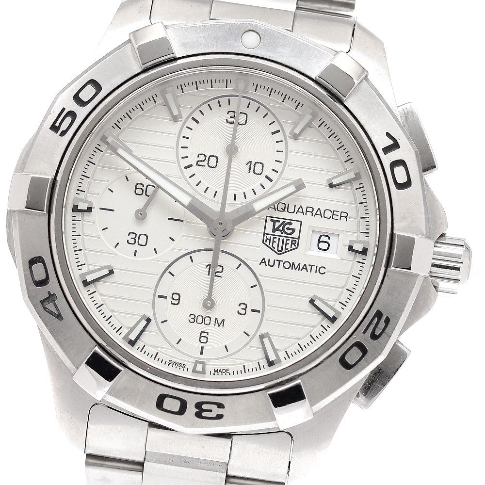 タグホイヤー TAG HEUER CAP2111 アクアレーサー デイト クロノグラフ 自動巻き メンズ _931585