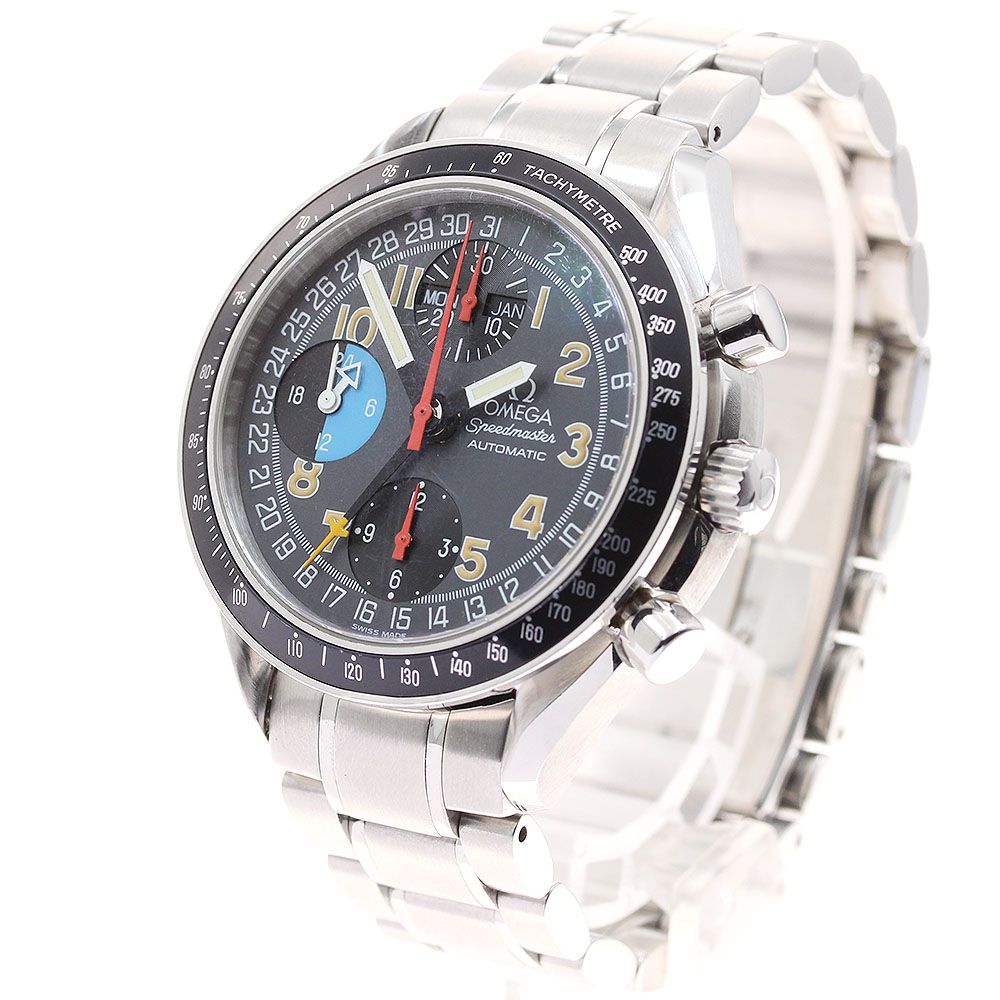  オメガ OMEGA 3520 53 スピードマスター マーク40 AM PM トリプルカレンダー 自動巻き メンズ 保証書付き_922842 自動巻き時計 腕時計(アナログ)