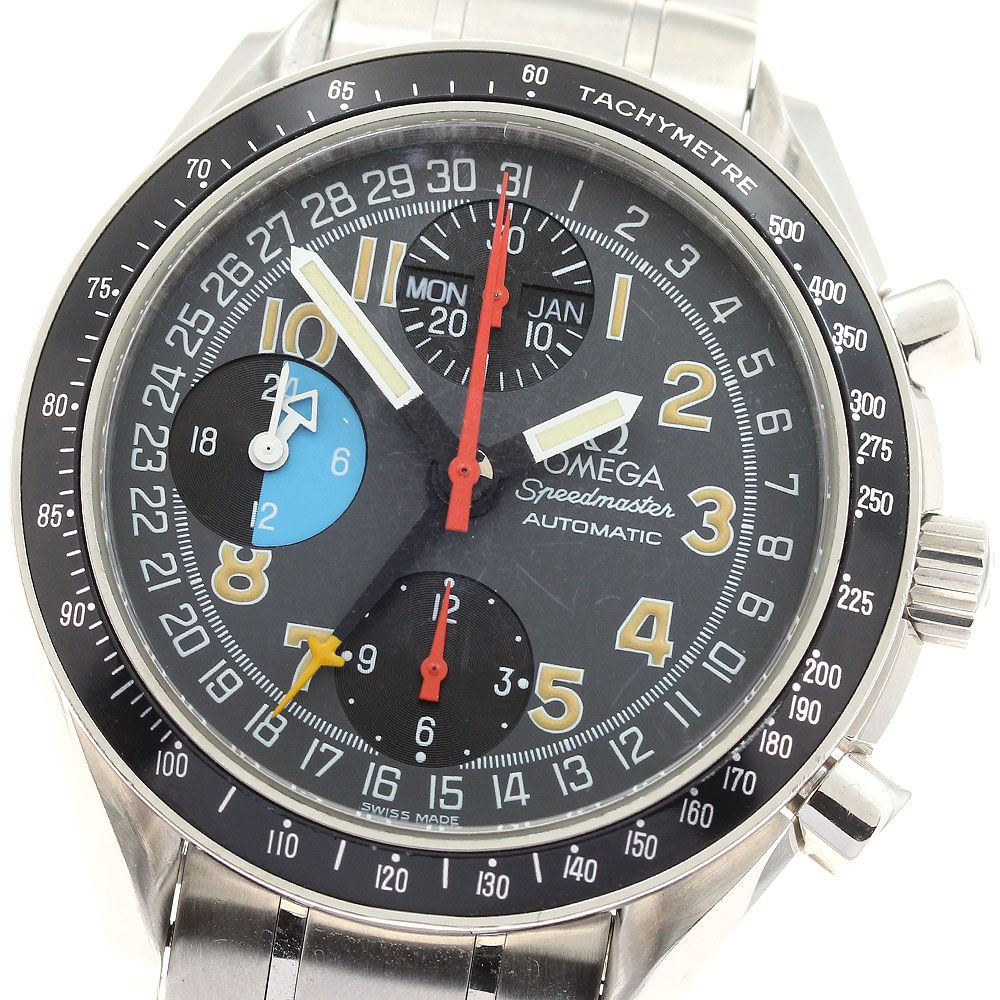 オメガ OMEGA 3520 53 スピードマスター マーク40 AM PM トリプルカレンダー 自動巻き メンズ 保証書付き_922842