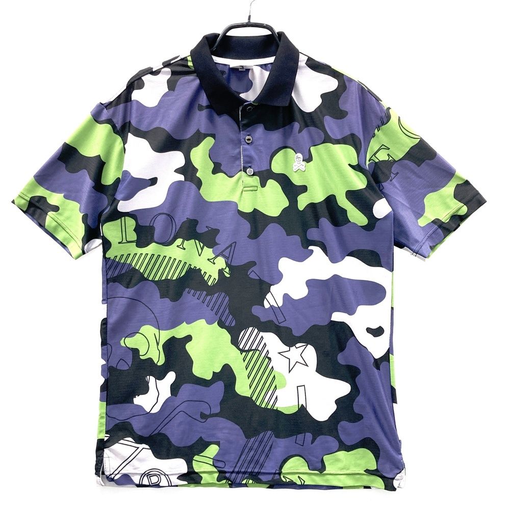 サイズ：46 MARK&LONA マークアンドロナ 半袖ポロシャツ ブラック系