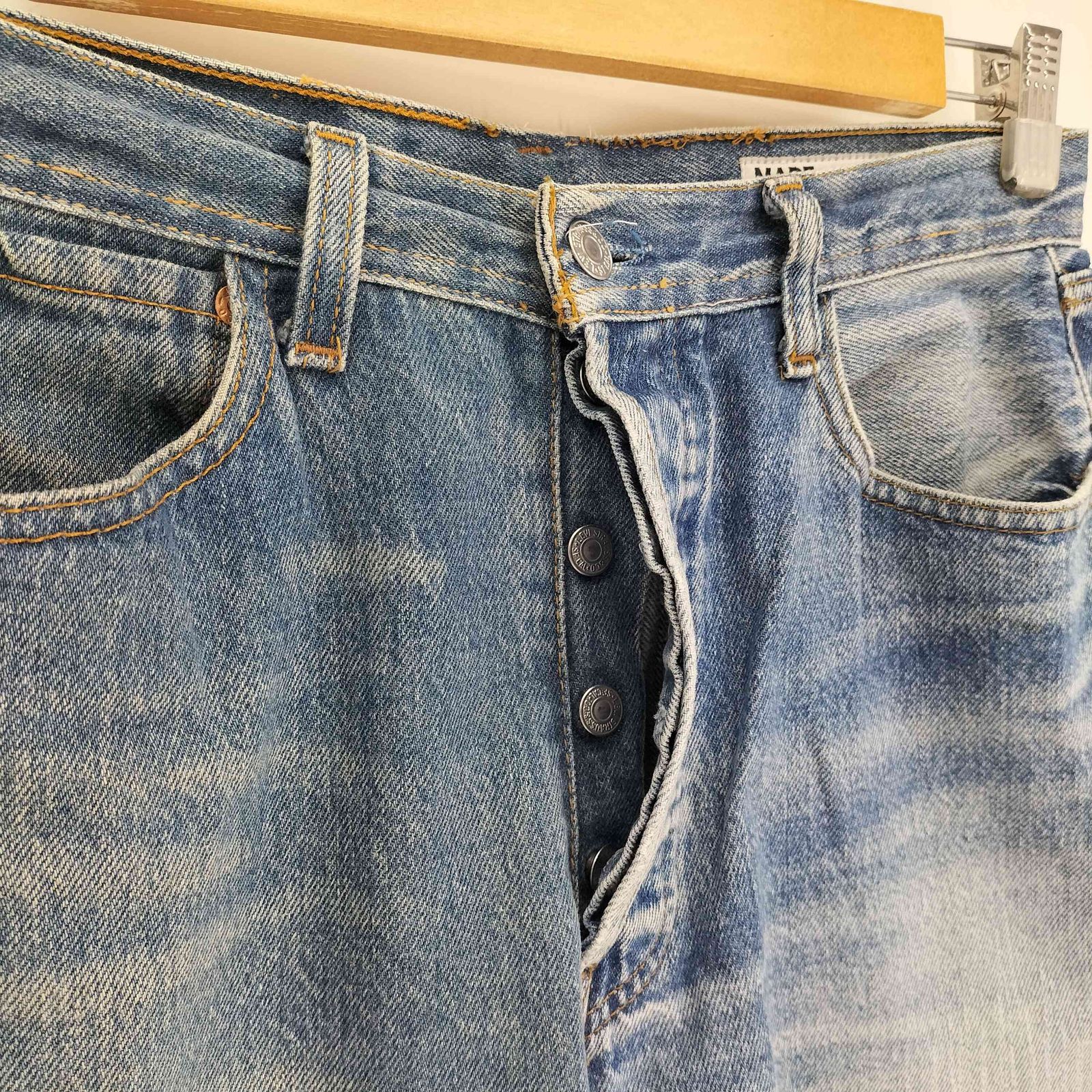 リーバイス Levis 90S MADE BY SUNNY SIDE UP ボタン裏 552 刻印 ボタンフライ デニムパンツ メンズ  W33 L34
