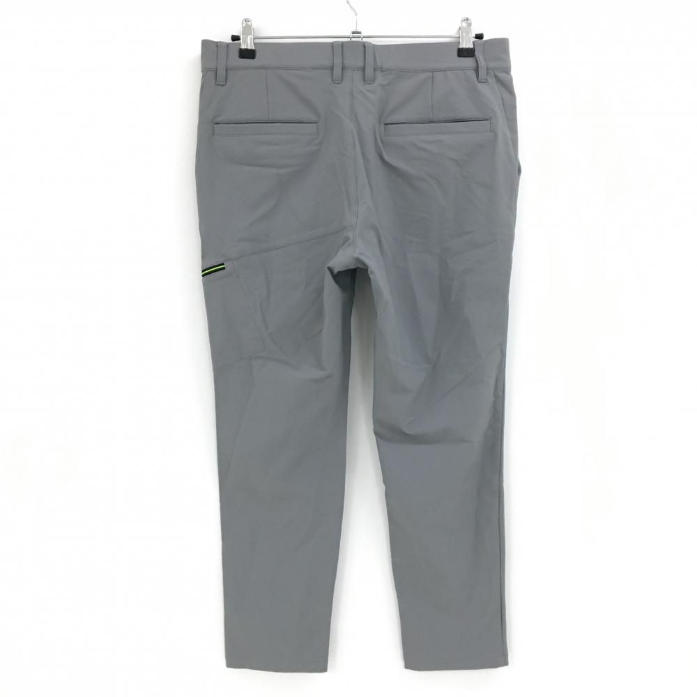美品】ニューバランスゴルフ パンツ グレー ストレッチ 裾ロゴ メンズ
