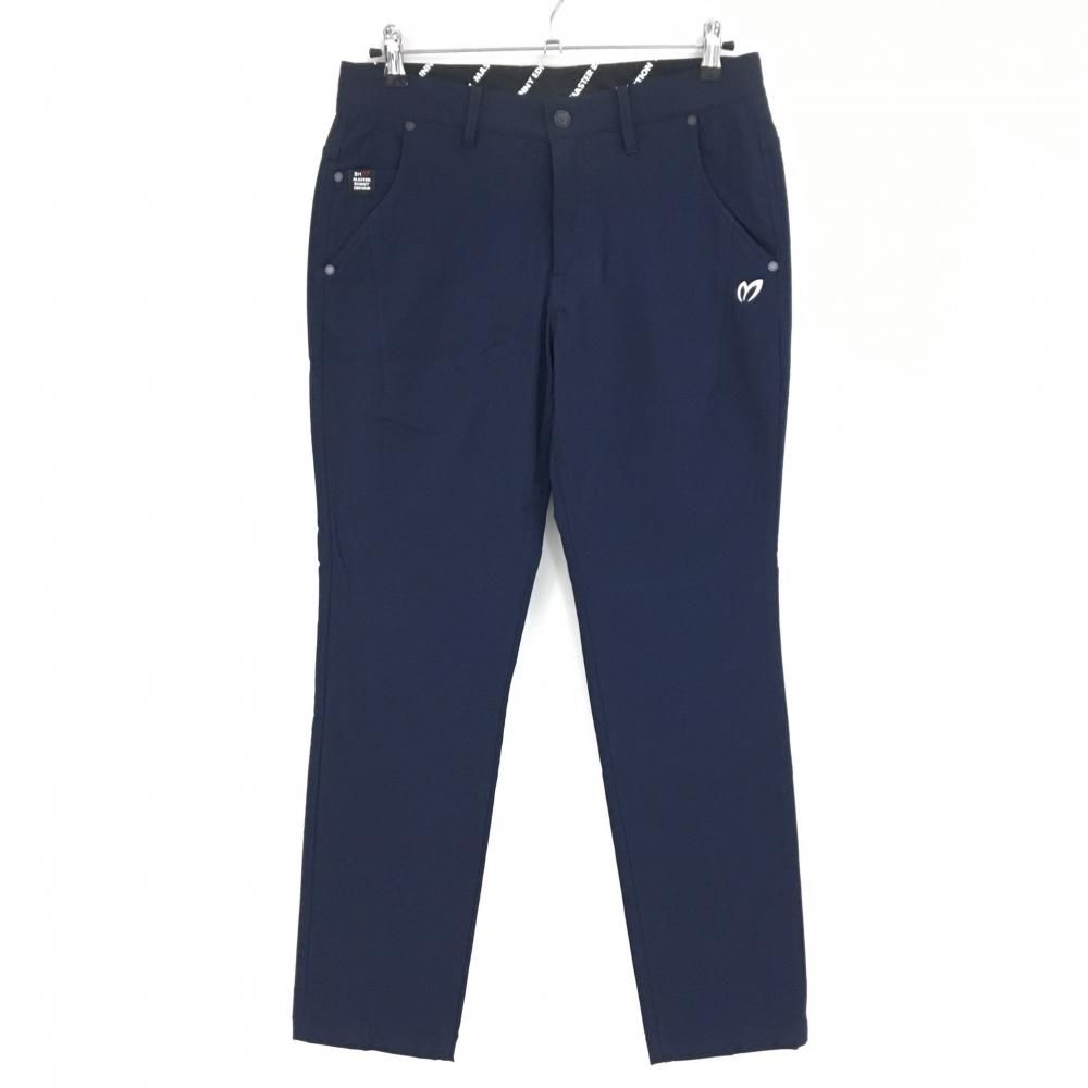 MASTER BUNNY EDITION ストレッチロングパンツ ロゴ 紺 4 MASTER BUNNY EDITION ストレッチロングパンツ ロゴ 紺 4