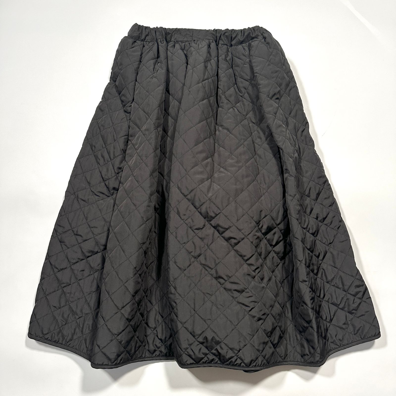 美品】Gypsohila ジプソフィア キルティングスカート ブラック free