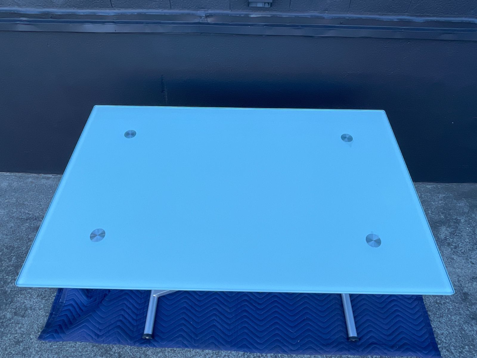 直接引き取り可】ニトリ ガラス昇降テーブル DT アクティブ F 幅120cm