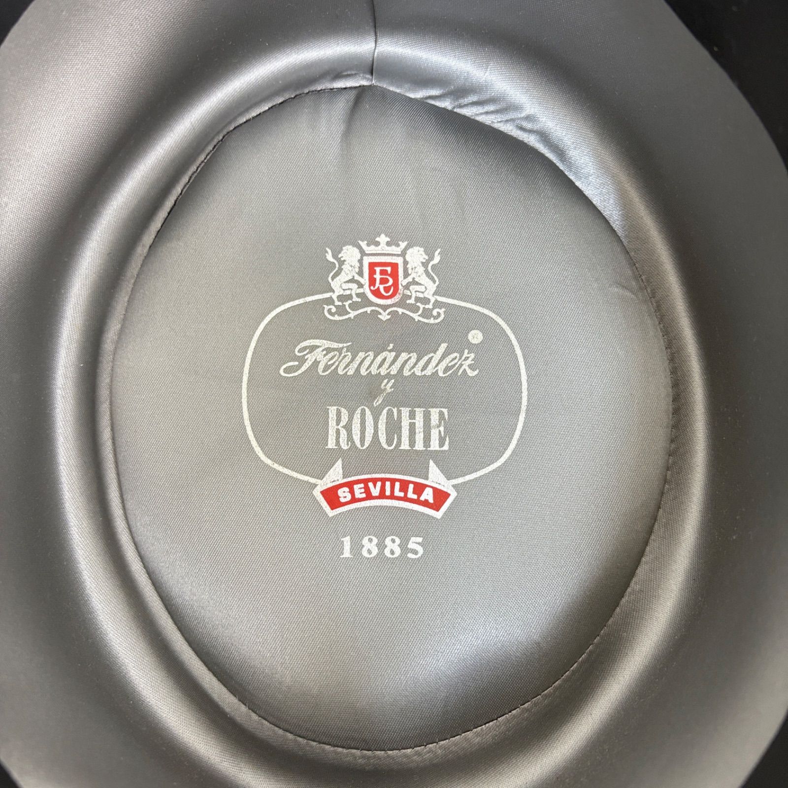 Fernandez Roche】コルドベス フラメンコ 帽子 ハット 黒 スペイン製