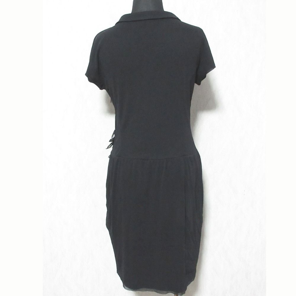 美品 VIVIENNE TAM ヴィヴィアンタム バンブー刺繍 パワーネット