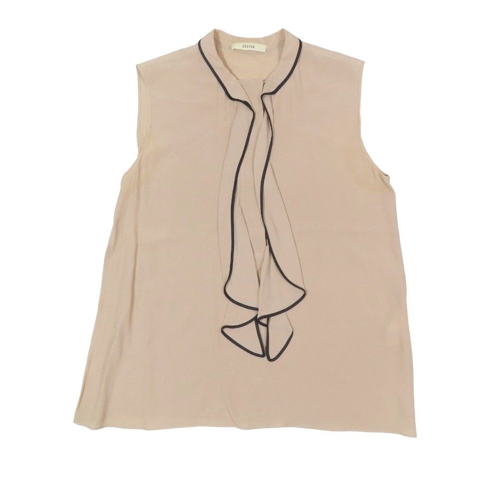 CELINE セリーヌ フィービー・ファイロ ノースリーブ ブラウス フリル