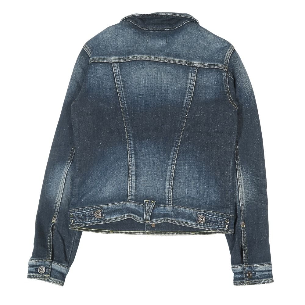 美品 YANUK ヤヌーク ウォッシュ加工 デニム ジャケット Gジャン