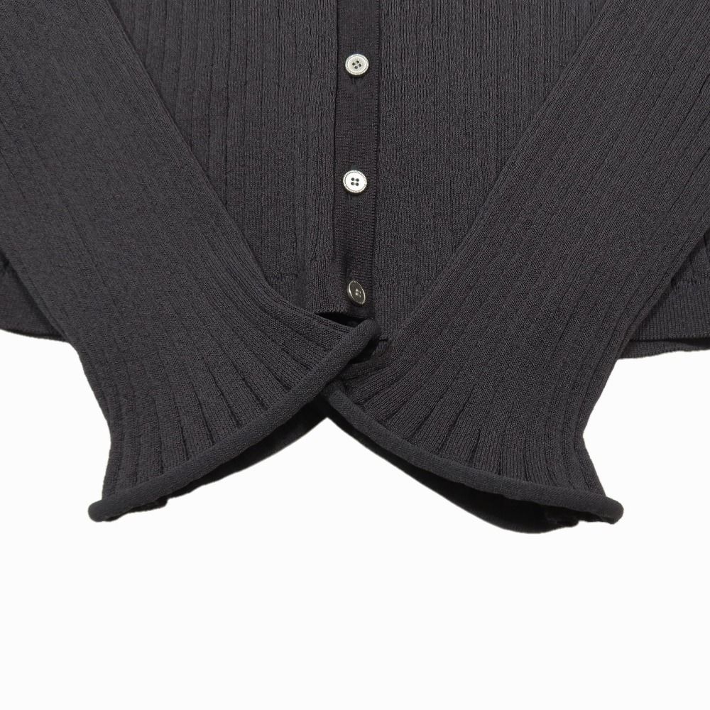 新品同様 2024年製 Rene ルネ リブニット カーディガン セーター