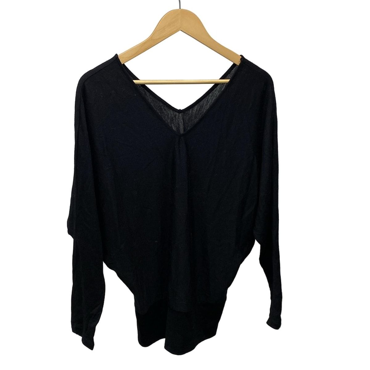 DEUXIEME CLASSE(ドゥーズィエム) 長袖セーター レディース美品 - 黒 V
