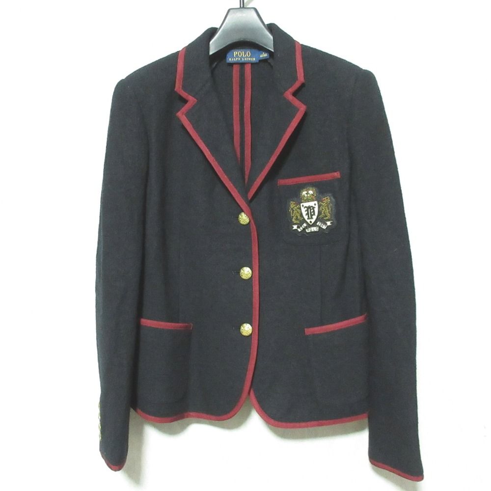美品 POLO RALPH LAUREN ポロラルフローレン ウール パイピング