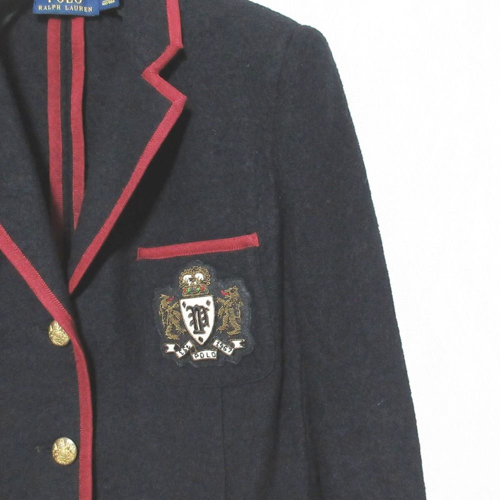 美品 POLO RALPH LAUREN ポロラルフローレン ウール パイピング