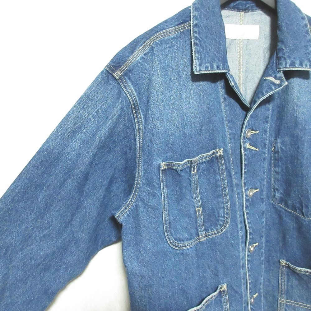 美品 25SS PLAGE プラージュ 名品 デニム カバーオール ジャケット