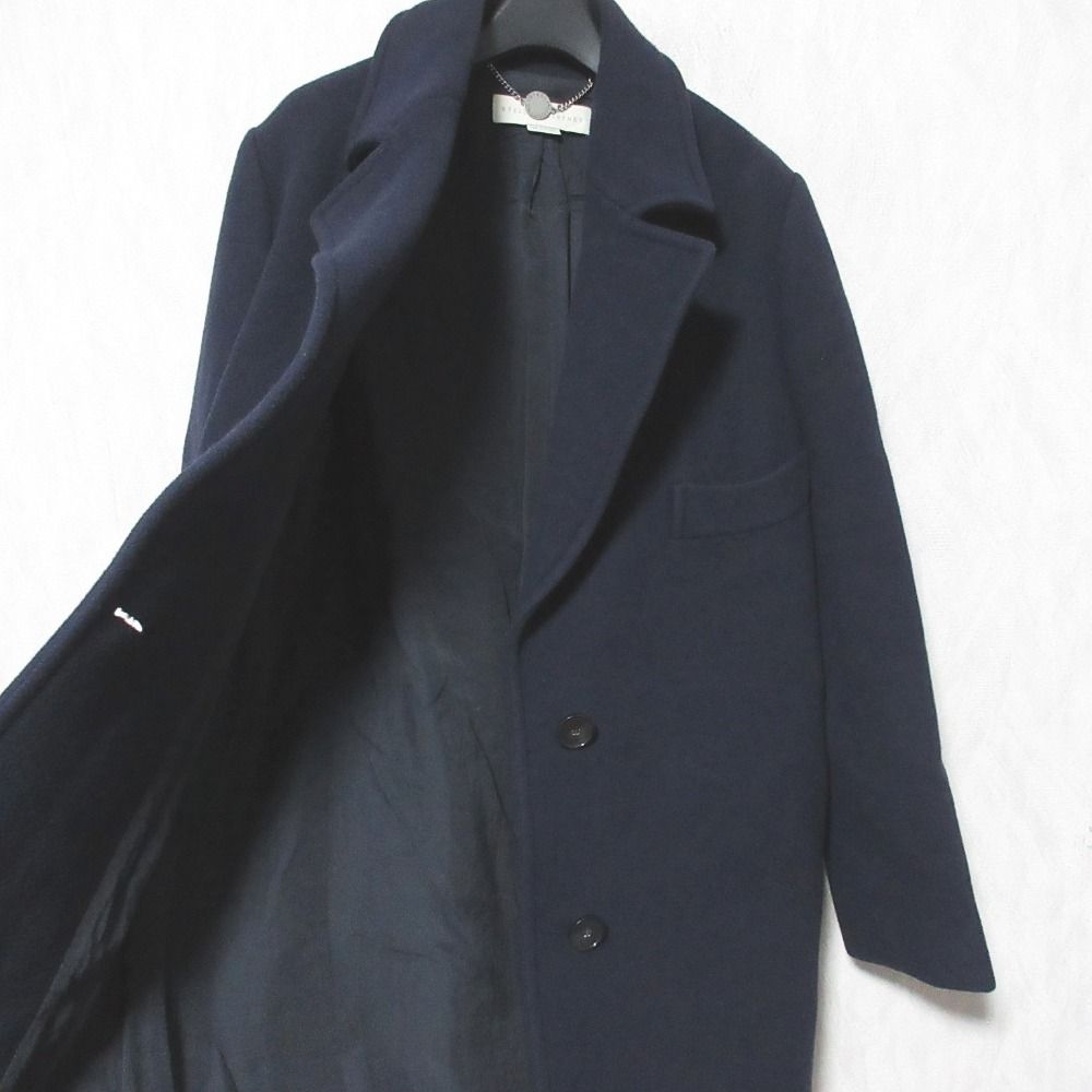 美品 STELLA McCARTNEY ステラマッカートニー ウールチェスターコート
