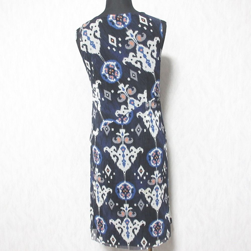 美品 VIVIENNE TAM ヴィヴィアンタム 総柄 ノースリーブ ひざ丈 パワー