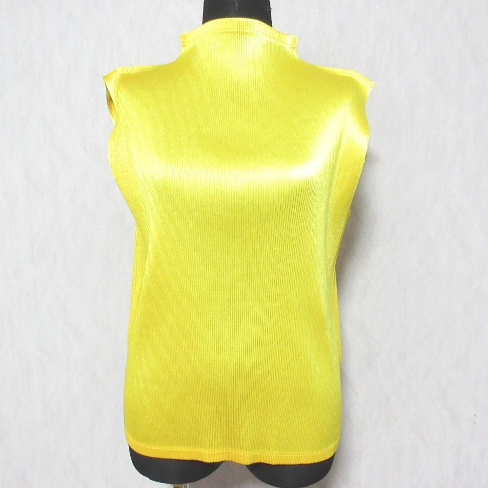 美品 PLEATS PLEASE プリーツプリーズ イッセイミヤケ ノースリーブ