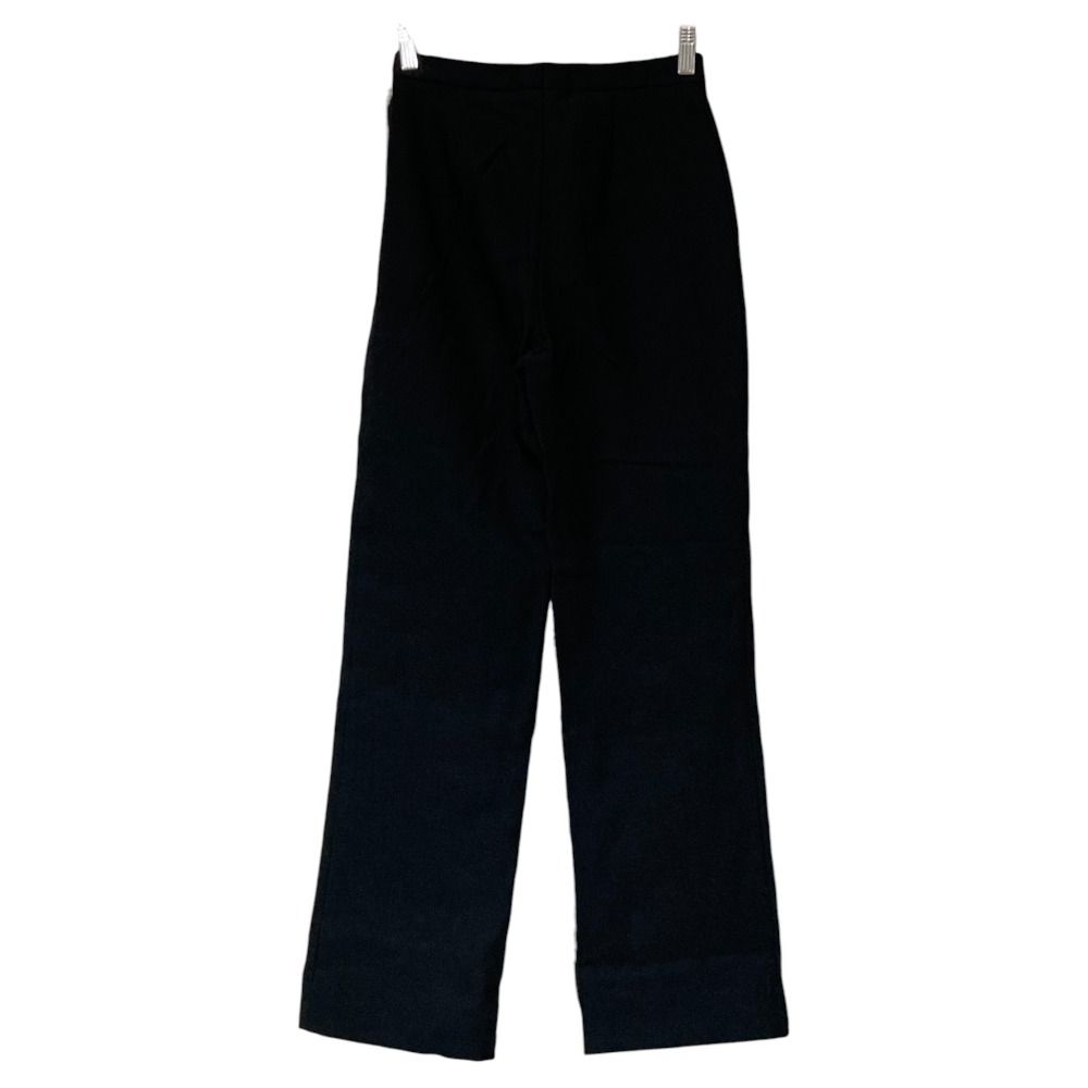 美品 PRADA プラダ スラックス パンツ サイズ38 ブラック レディース