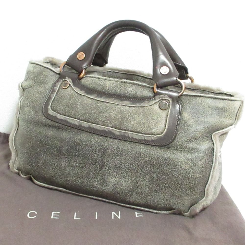 セリーヌ　ブギーバック　ムートンです^_^ 良品 CELINE セリーヌ ムートン シープレザー ブギーバッグ