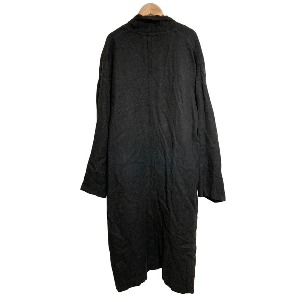 良品 pas de calais パドカレ ショールカラー ツイードコート 36