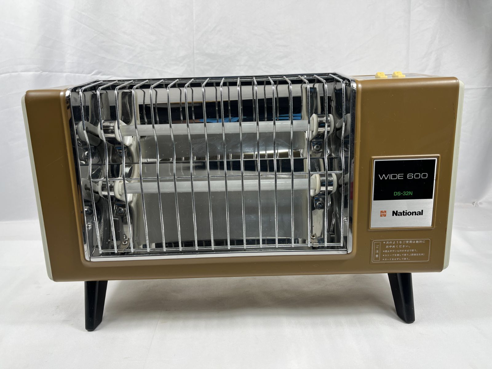 National ナショナル 電気ストーブ WIDE600 DS-32N レトロ k1852 【昭和レトロ】ナショナル WIDE600 DS-32N 電気ストーブ - メルカリ