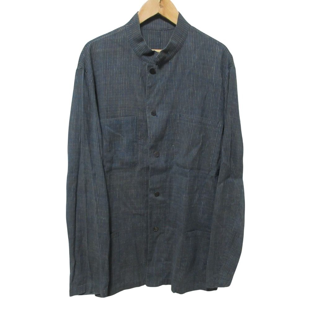 美品 Babaghuri ババグーリ ヨーガンレール リネンブレンド ストライプ