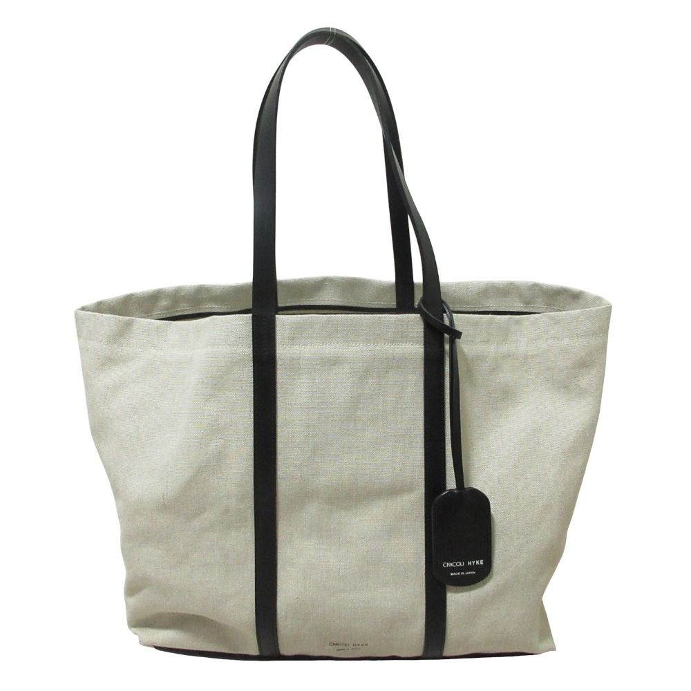 美品 CHACOLI × HYKE チャコリ ハイクコラボ LINEN TOTE BAG リネン