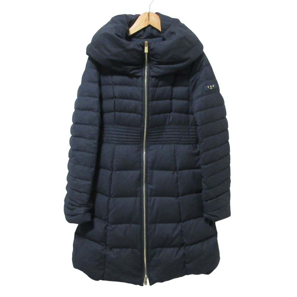 TATRAS タトラス　異素材　ダウン　ダウンコート　ネイビー　中古 2way TATRAS タトラス 異素材 ダウン ダウンコート ネイビー 中古 2way