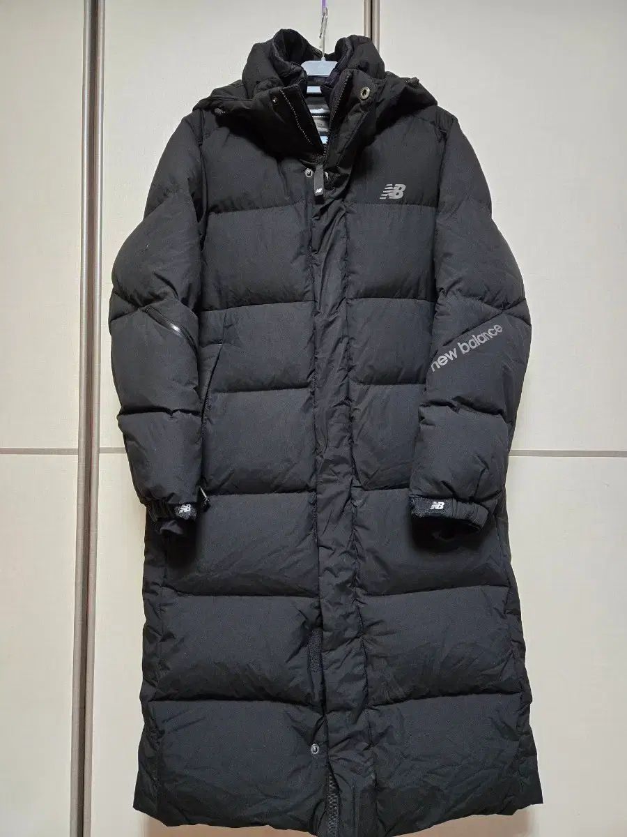 New Balance ニューバランス ロング丈 ダウンジャケット ブラック 95