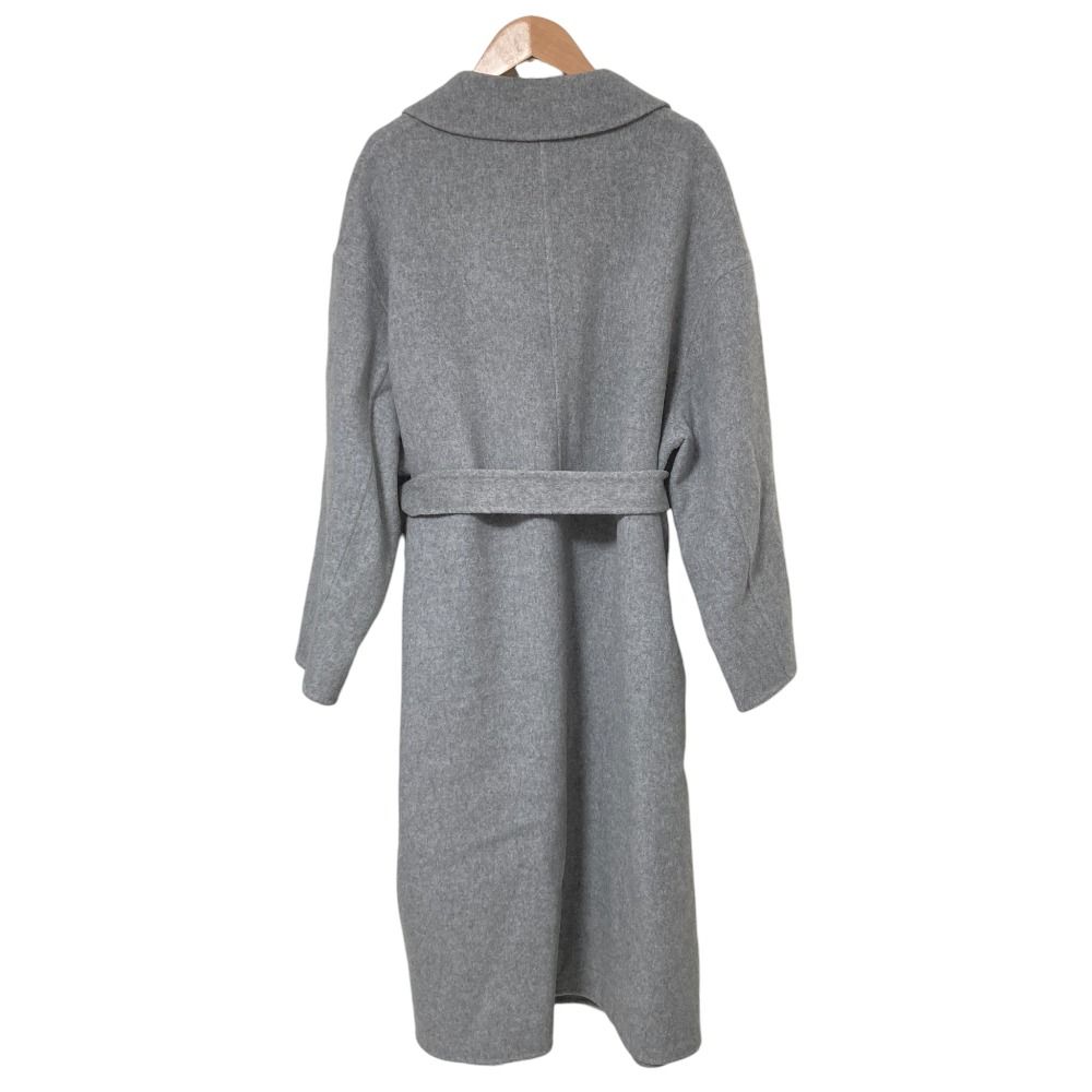 美品 23区 ニジュウサンク MANTECO ウールリバーコート SC23IW0402  