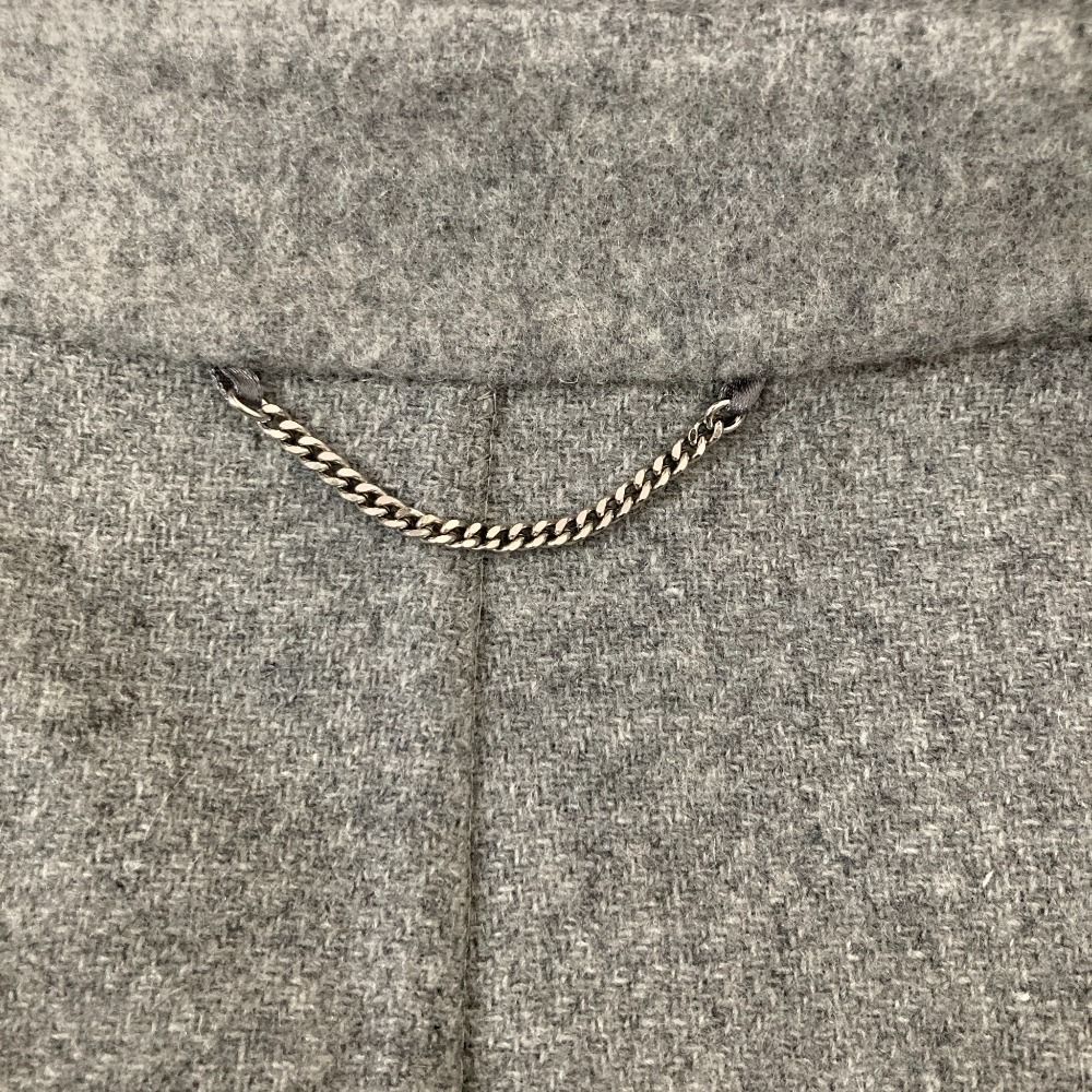 美品 23区 ニジュウサンク MANTECO ウールリバーコート SC23IW0402  