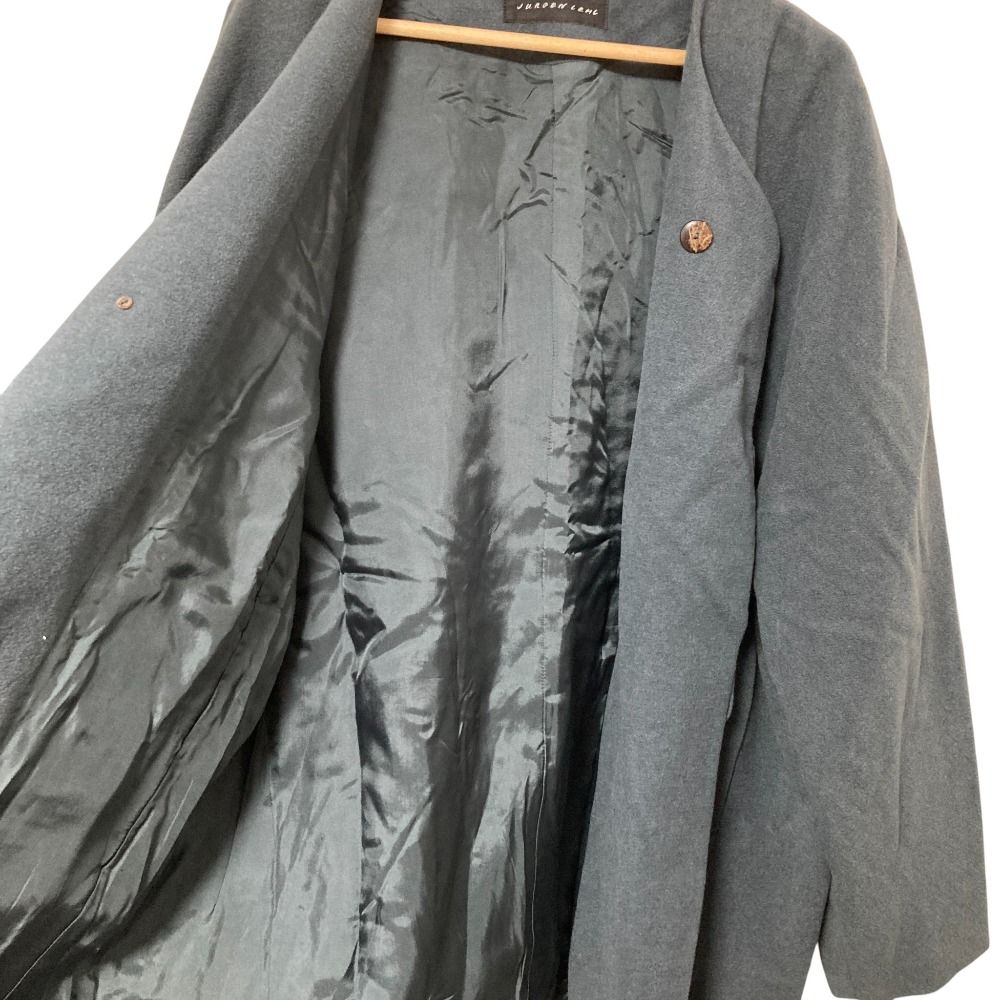 良品 JURGEN LEHL ヨーガンレール ウール ノーカラーコート ジャケット