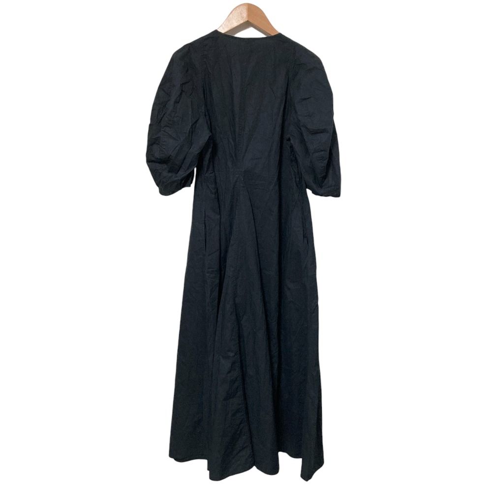 美品 ENFOLD エンフォルド フレア ロングワンピース 36サイズ ブラック  