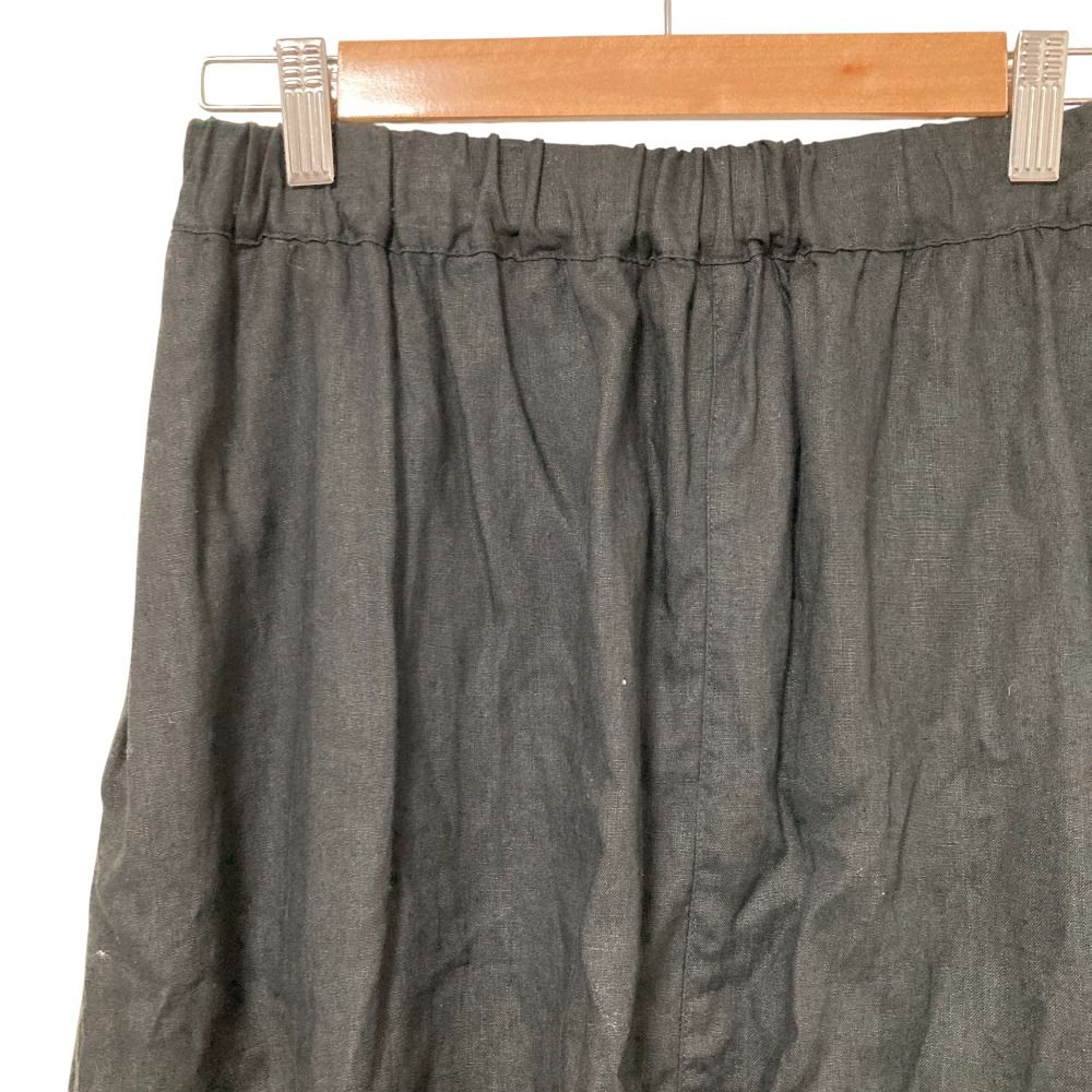 美品 nest Robe ネストローブ リネン サルエルパンツ Fサイズ ブラック