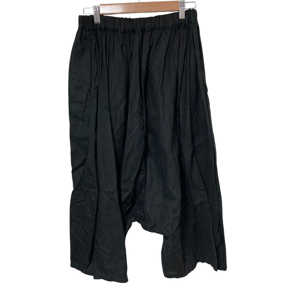 美品 nest Robe ネストローブ リネン サルエルパンツ Fサイズ ブラック