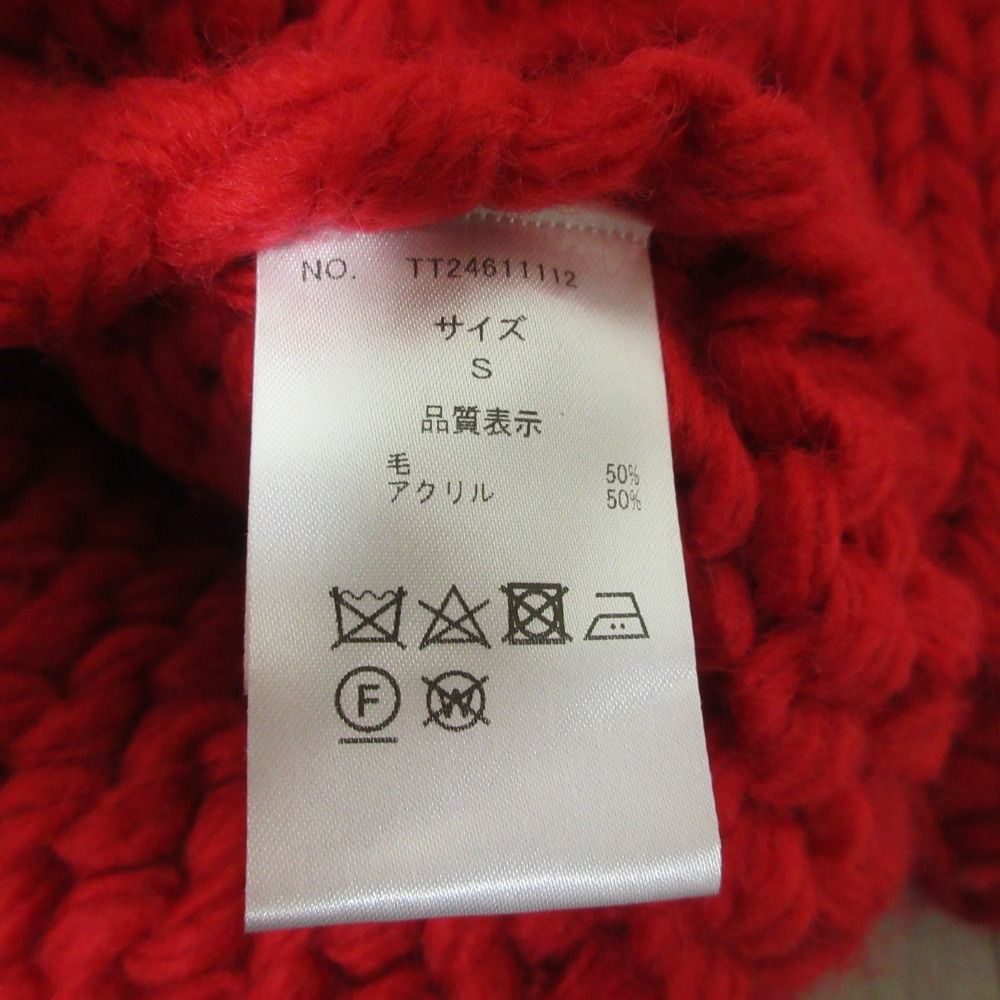 未使用 THE TOE ザトゥー NOTTING HILL HEART KNIT ハート柄  